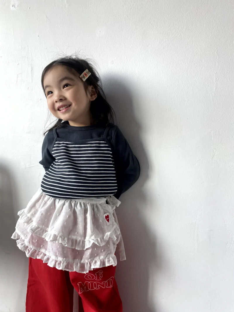 The Pepper - Korean Children Fashion - #Kfashion4kids - Mango Set (Sleeveless+Tee) - 10