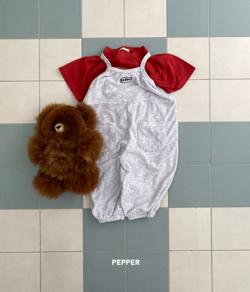 The Pepper - Korean Children Fashion - #Kfashion4kids - Terry Overalls - 6