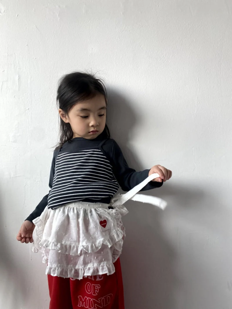 The Pepper - Korean Children Fashion - #childrensboutique - Mango Set (Sleeveless+Tee) - 4