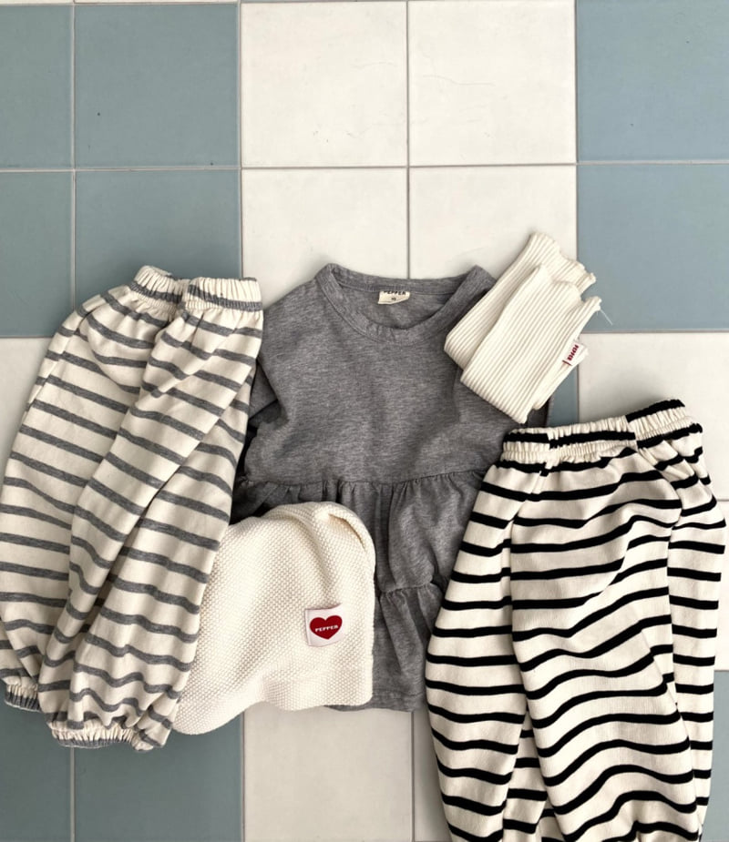 The Pepper - Korean Children Fashion - #designkidswear - Multi Stripe Jogger Pants - 10