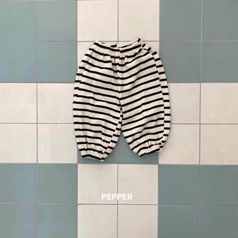 The Pepper - Korean Children Fashion - #discoveringself - Multi Stripe Jogger Pants - 11