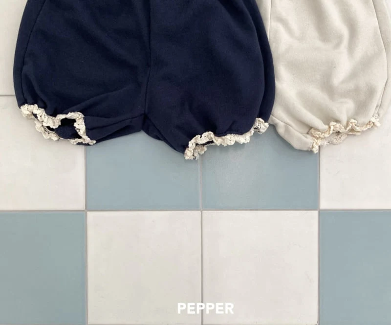 The Pepper - Korean Children Fashion - #fashionkids - Lace Pumpkin Half Pants - 9