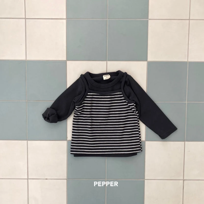 The Pepper - Korean Children Fashion - #fashionkids - Mango Set (Sleeveless+Tee) - 6