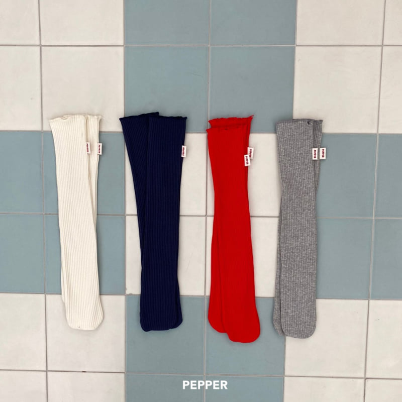 The Pepper - Korean Children Fashion - #fashionkids - Bombom Knee Socks - 4