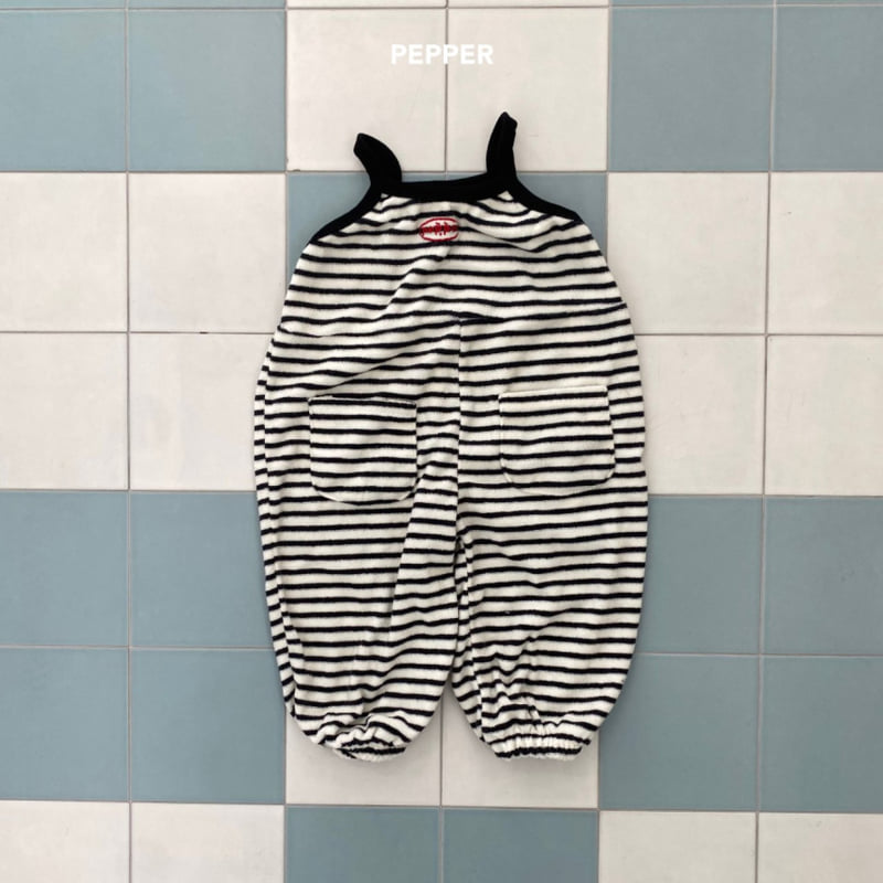 The Pepper - Korean Children Fashion - #kidsshorts - Terry Overalls - 4