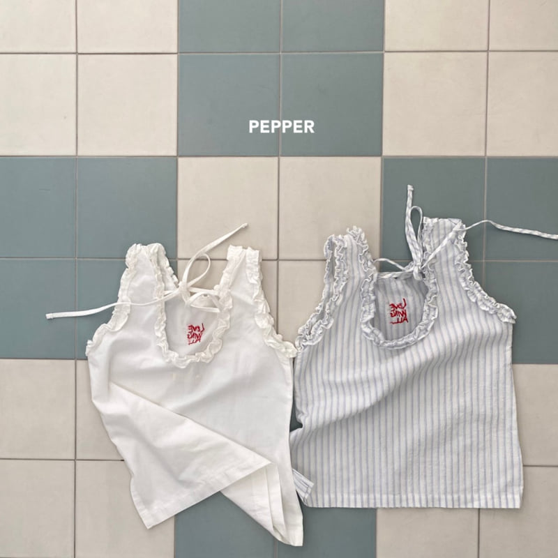 The Pepper - Korean Children Fashion - #kidsstore - LOVE Embroidery One-piece