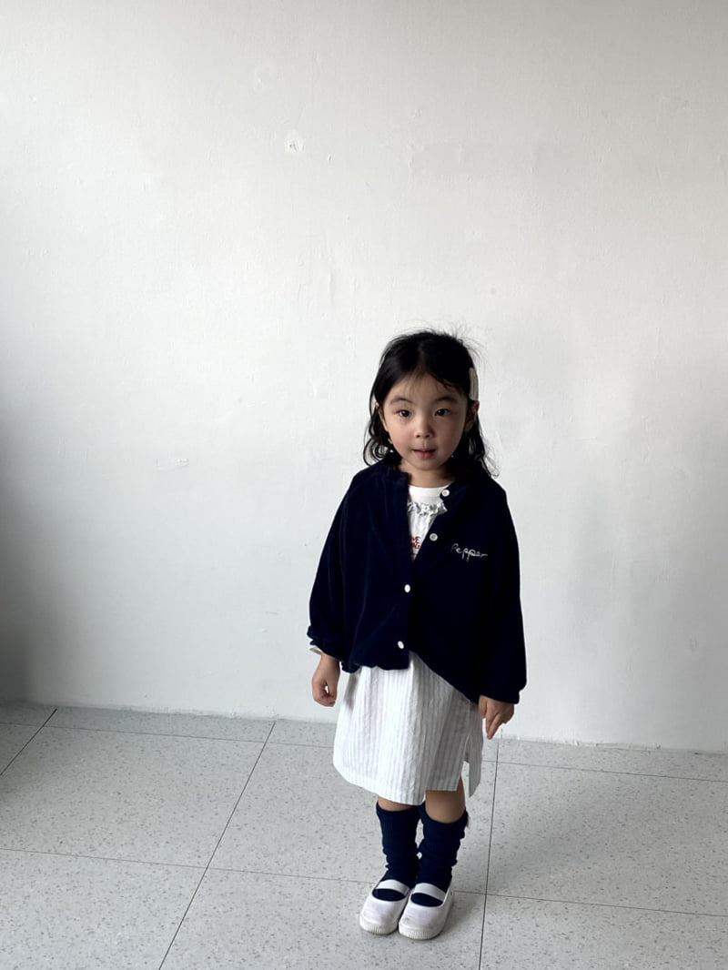 The Pepper - Korean Children Fashion - #magicofchildhood - PPP Terry Cardigan - 3