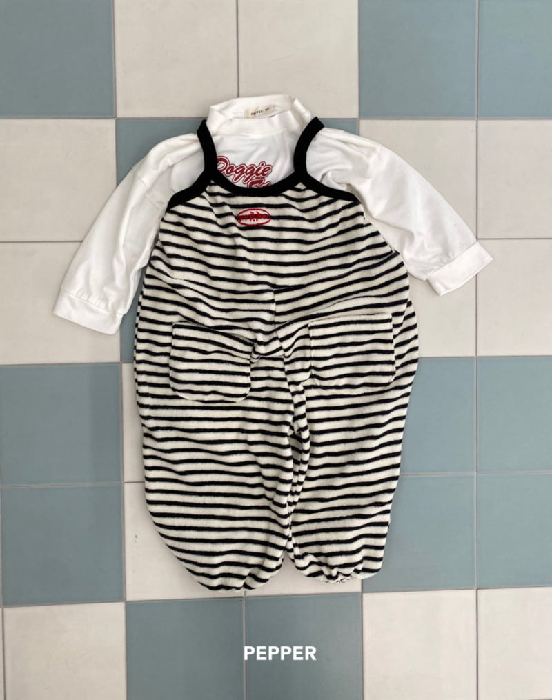 The Pepper - Korean Children Fashion - #magicofchildhood - Terry Overalls - 8