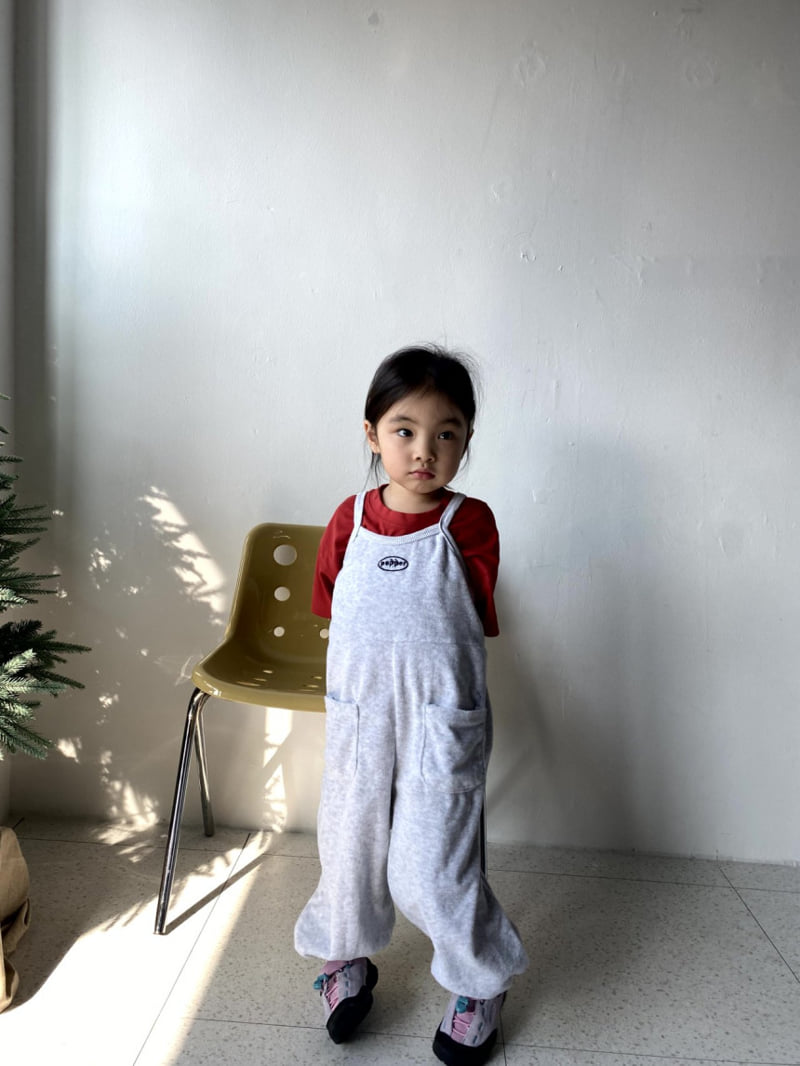 The Pepper - Korean Children Fashion - #minifashionista - Terry Overalls - 9