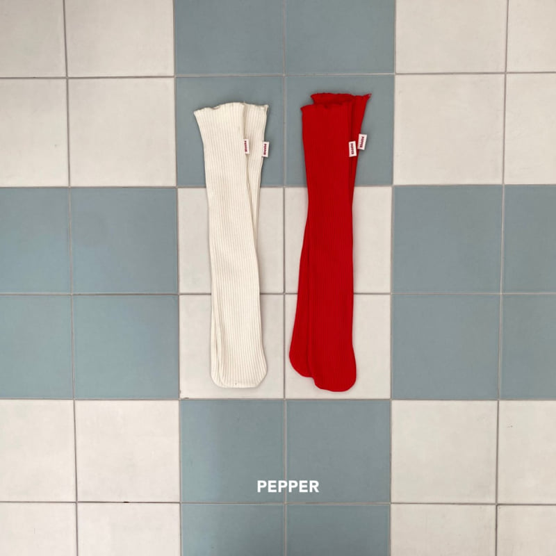 The Pepper - Korean Children Fashion - #todddlerfashion - Bombom Knee Socks - 12