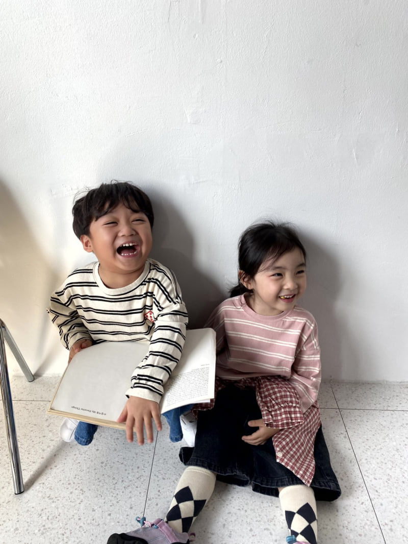 The Pepper - Korean Children Fashion - #todddlerfashion - School Stripe Tee - 8