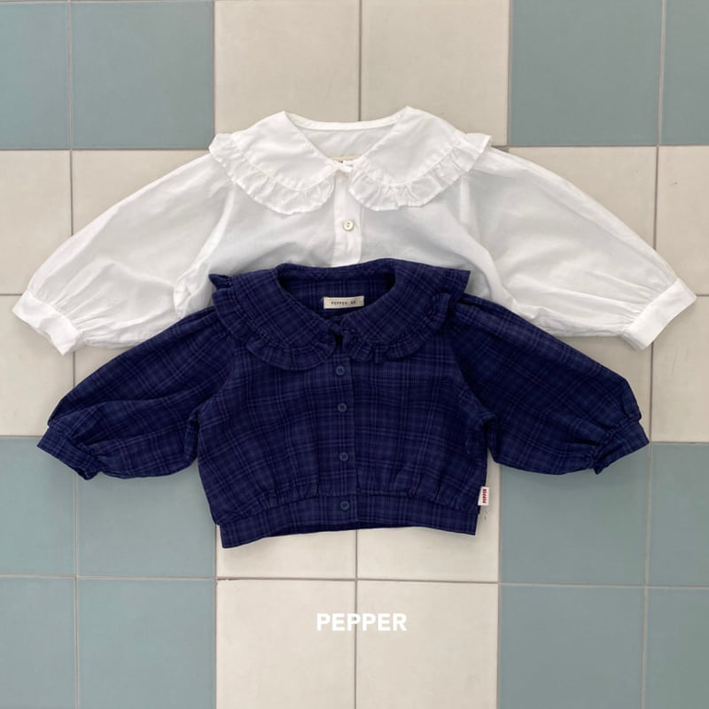 The Pepper - Korean Women Fashion - #momslook - Juju collar Blouse MOM