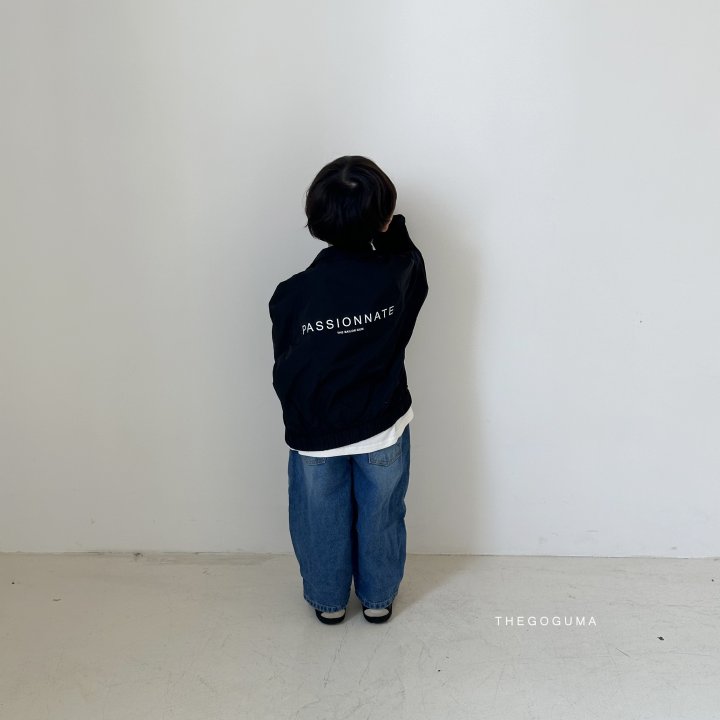 Thegoguma - Korean Children Fashion - #childofig - Brush Sand Denim Pants - 5