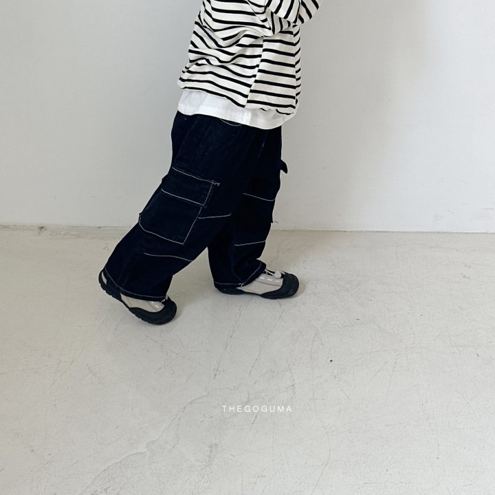 Thegoguma - Korean Children Fashion - #childofig - Cargo Denim Pants - 9
