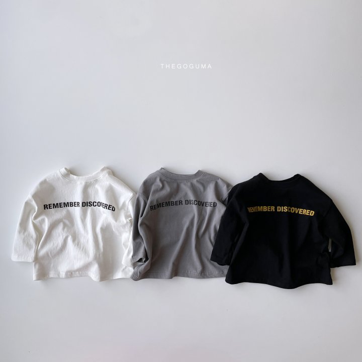 Thegoguma - Korean Children Fashion - #childrensboutique - Remember Tee