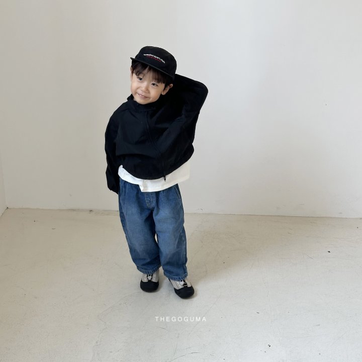 Thegoguma - Korean Children Fashion - #designkidswear - Brush Sand Denim Pants - 7