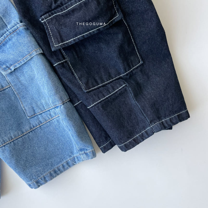 Thegoguma - Korean Children Fashion - #designkidswear - Cargo Denim Pants - 12