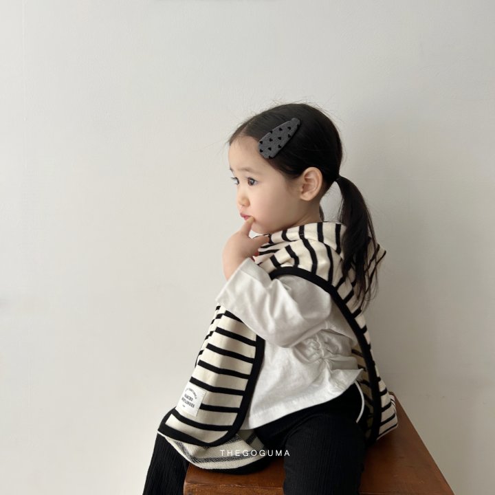 Thegoguma - Korean Children Fashion - #designkidswear - Fake Hood Vest - 2