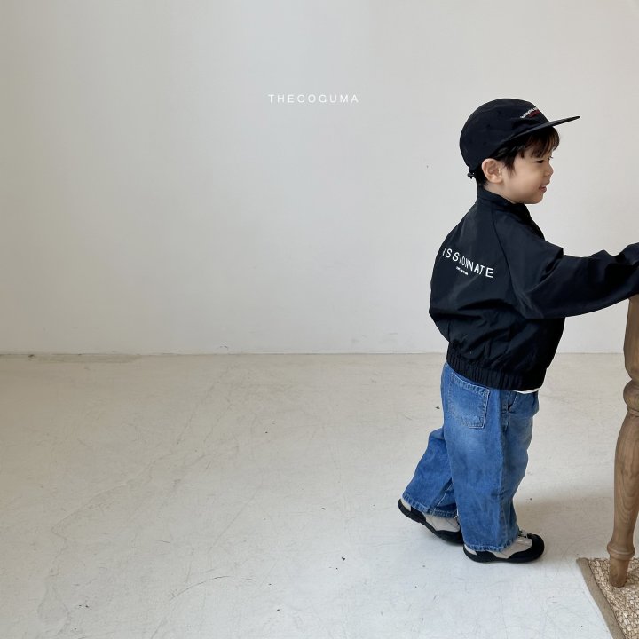 Thegoguma - Korean Children Fashion - #discoveringself - Brush Sand Denim Pants - 8