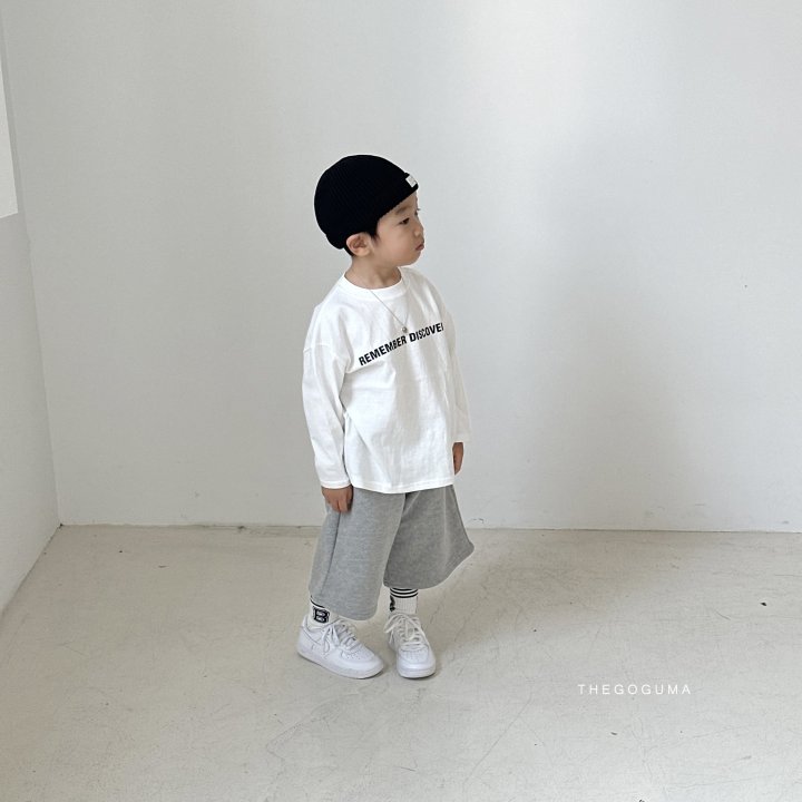 Thegoguma - Korean Children Fashion - #discoveringself - Remember Tee - 3