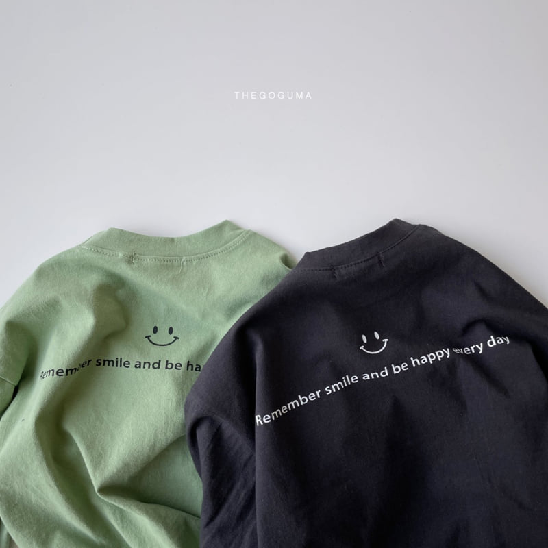 Thegoguma - Korean Children Fashion - #discoveringself - Happy Tee - 12