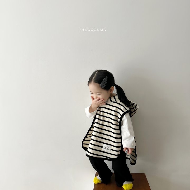 Thegoguma - Korean Children Fashion - #discoveringself - Fake Hood Vest - 3