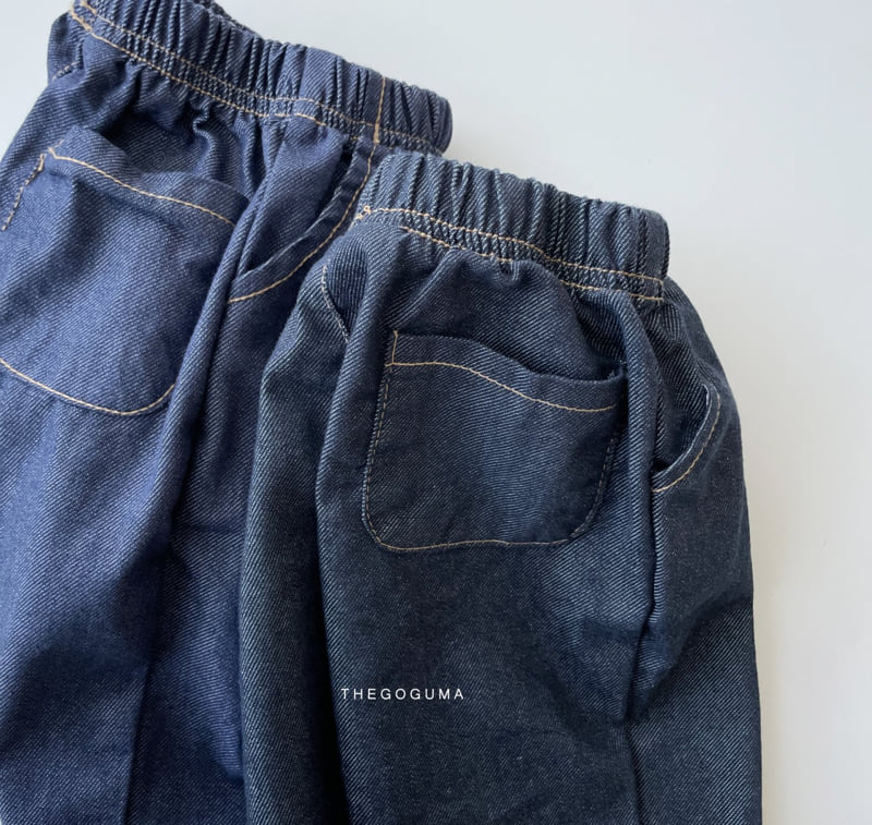 Thegoguma - Korean Children Fashion - #fashionkids - Baggy Denim Pants - 12