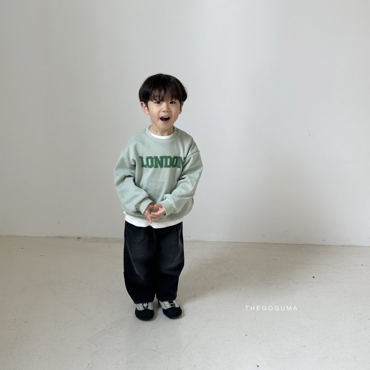 Thegoguma - Korean Children Fashion - #fashionkids - Brush Sand Denim Pants - 9
