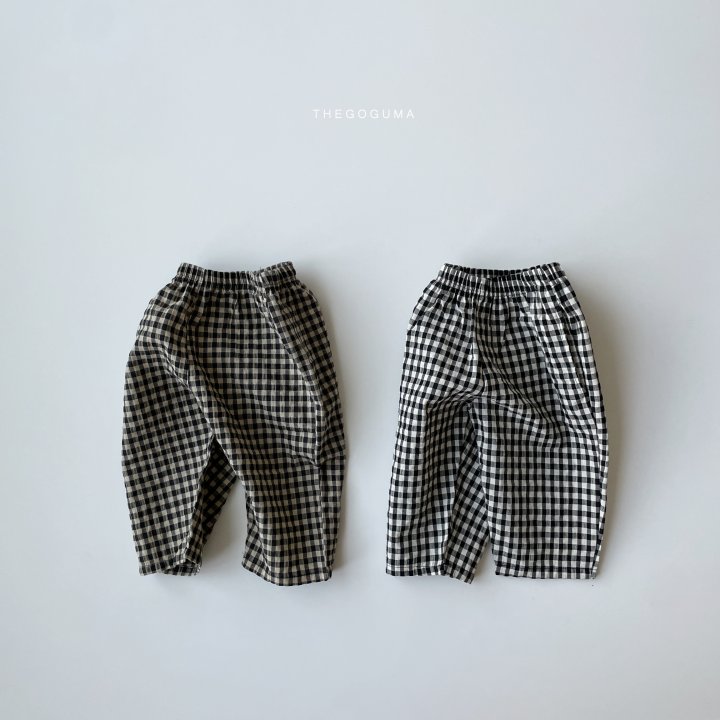 Thegoguma - Korean Children Fashion - #fashionkids - Go Go Check Pants