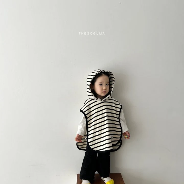 Thegoguma - Korean Children Fashion - #discoveringself - Fake Hood Vest - 4