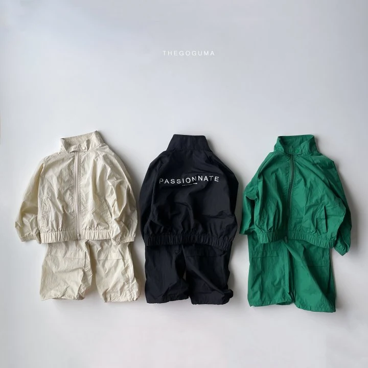Thegoguma - Korean Children Fashion - #kidsshorts - Fashion Windbreaker Set