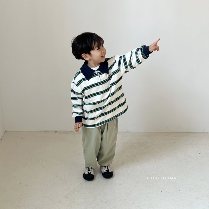 Thegoguma - Korean Children Fashion - #kidsstore - Tutu Embroidery Stripe Tee - 3