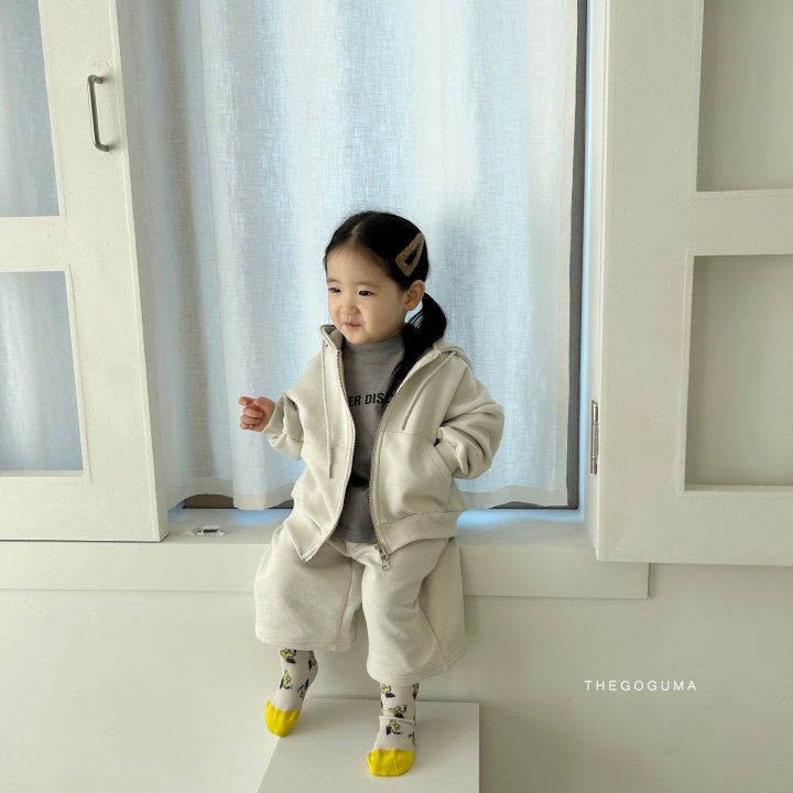 Thegoguma - Korean Children Fashion - #kidsstore - Two-way hooded Zip-up Jacket - 2