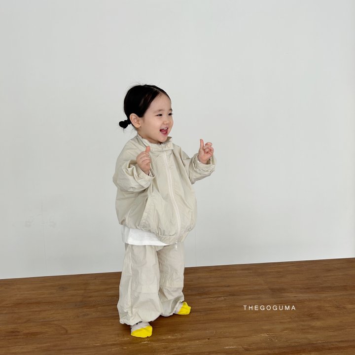 Thegoguma - Korean Children Fashion - #kidsstore - Fashion Windbreaker Set - 2