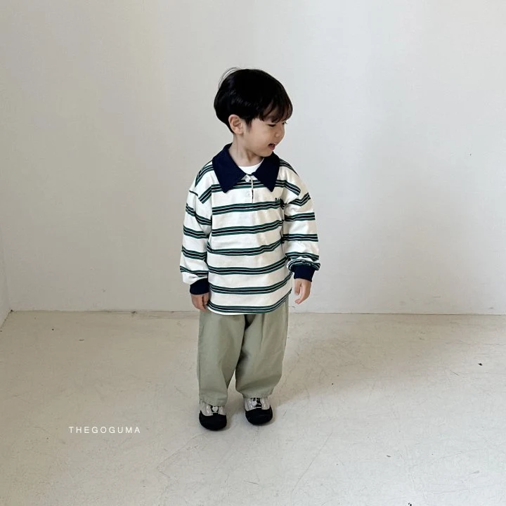 Thegoguma - Korean Children Fashion - #kidsstore - Tutu Embroidery Stripe Tee - 4