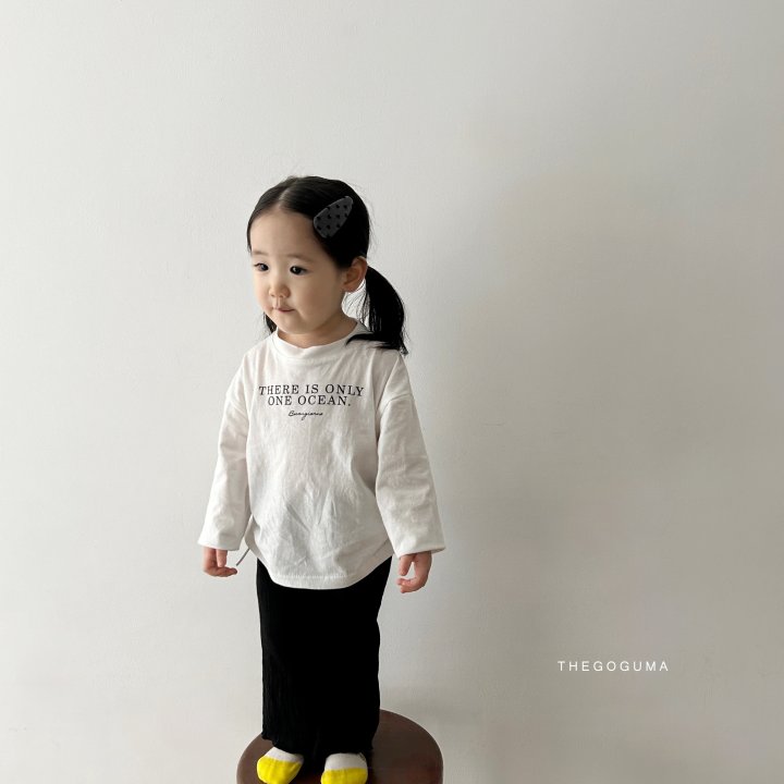 Thegoguma - Korean Children Fashion - #littlefashionista - Cutie Ribbon Tee - 2