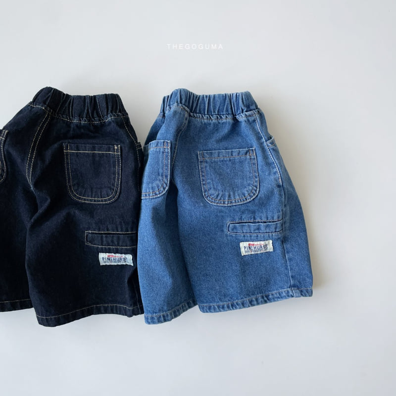 Thegoguma - Korean Children Fashion - #littlefashionista - Bermuda Denim Pants - 12