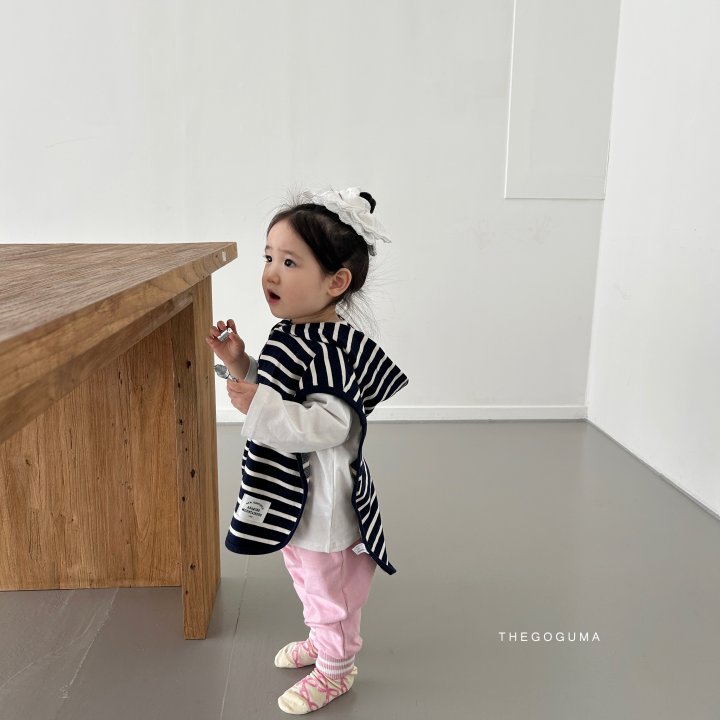 Thegoguma - Korean Children Fashion - #littlefashionista - Fake Hood Vest - 9