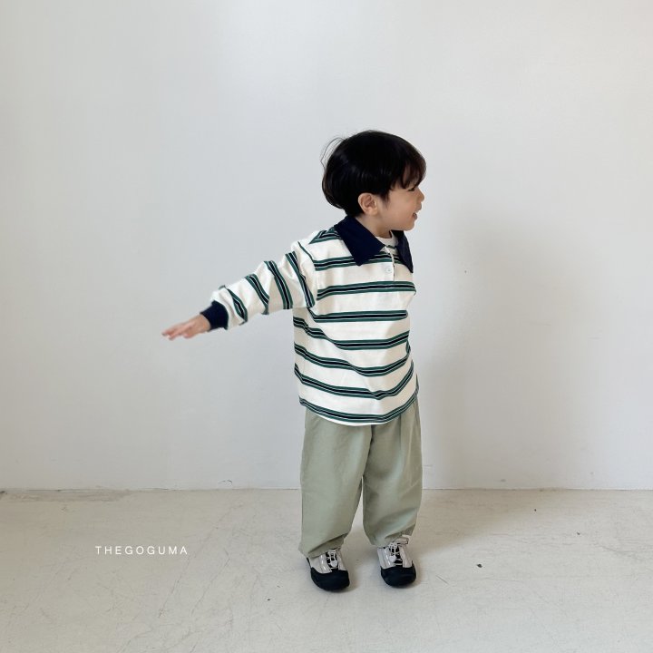 Thegoguma - Korean Children Fashion - #littlefashionista - Tutu Embroidery Stripe Tee - 6
