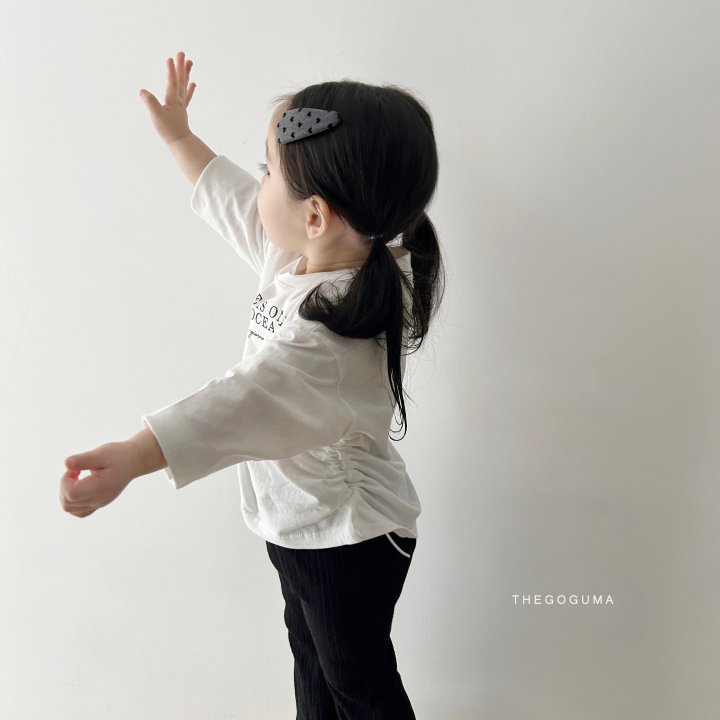 Thegoguma - Korean Children Fashion - #magicofchildhood - Cutie Ribbon Tee - 3
