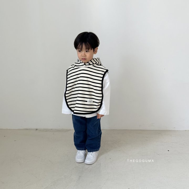 Thegoguma - Korean Children Fashion - #magicofchildhood - Fake Hood Vest - 10