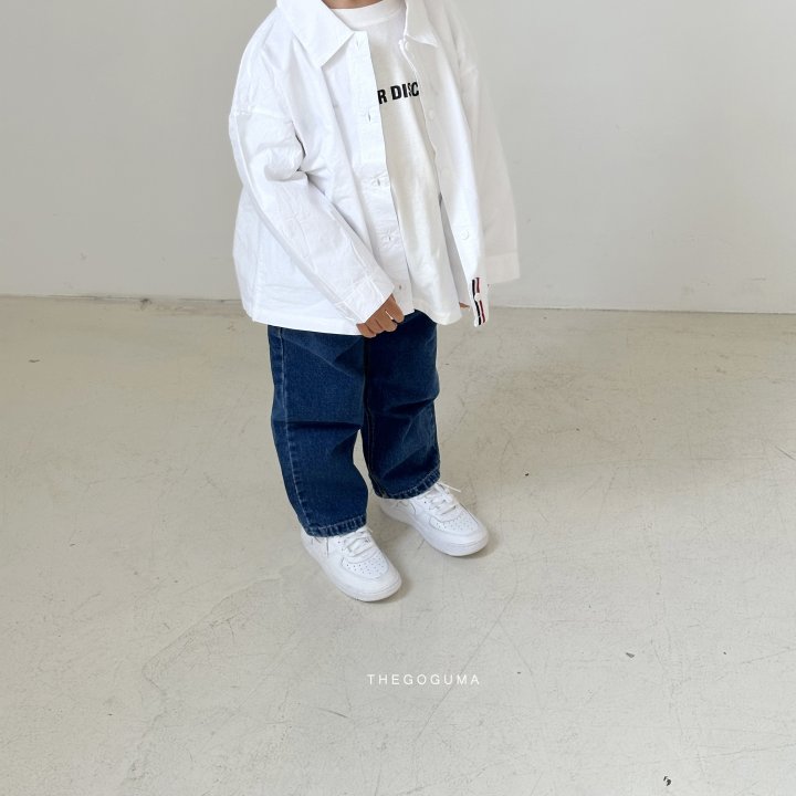 Thegoguma - Korean Children Fashion - #magicofchildhood - TikTok Straight Denim Pants - 8