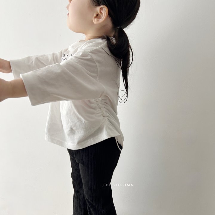 Thegoguma - Korean Children Fashion - #magicofchildhood - Cutie Ribbon Tee - 4