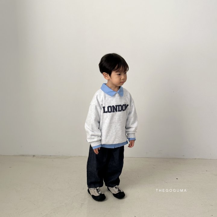 Thegoguma - Korean Children Fashion - #minifashionista - Baggy Denim Pants - 3