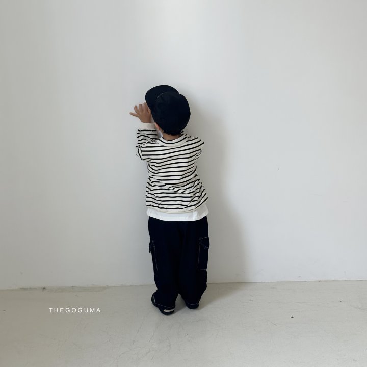 Thegoguma - Korean Children Fashion - #prettylittlegirls - Cargo Denim Pants - 8