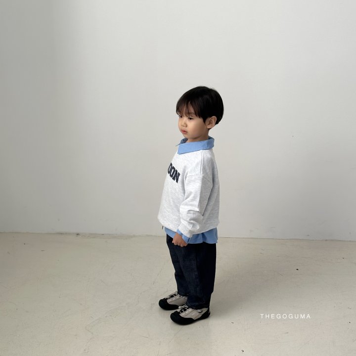 Thegoguma - Korean Children Fashion - #stylishchildhood - Baggy Denim Pants - 7