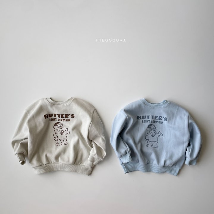 Thegoguma - Korean Children Fashion - #todddlerfashion - Butter Bear Sweatshirts