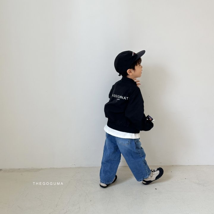 Thegoguma - Korean Children Fashion - #toddlerclothing - Brush Sand Denim Pants - 3