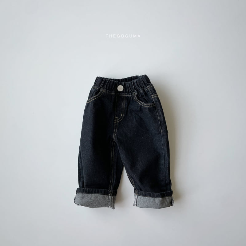 Thegoguma - Korean Children Fashion - #toddlerclothing - TikTok Straight Denim Pants - 12