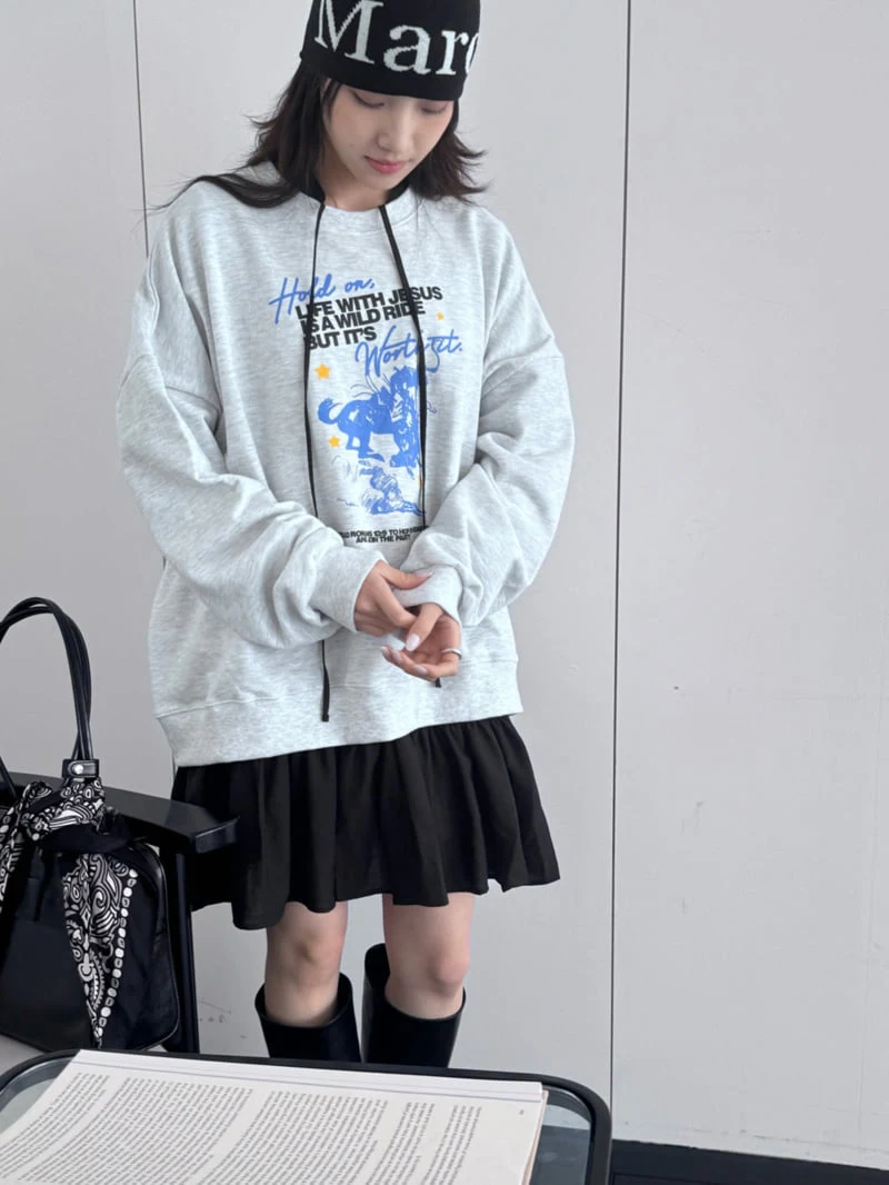 Theres - Korean Women Fashion - #momslook - Hold Sweatshirts - 11